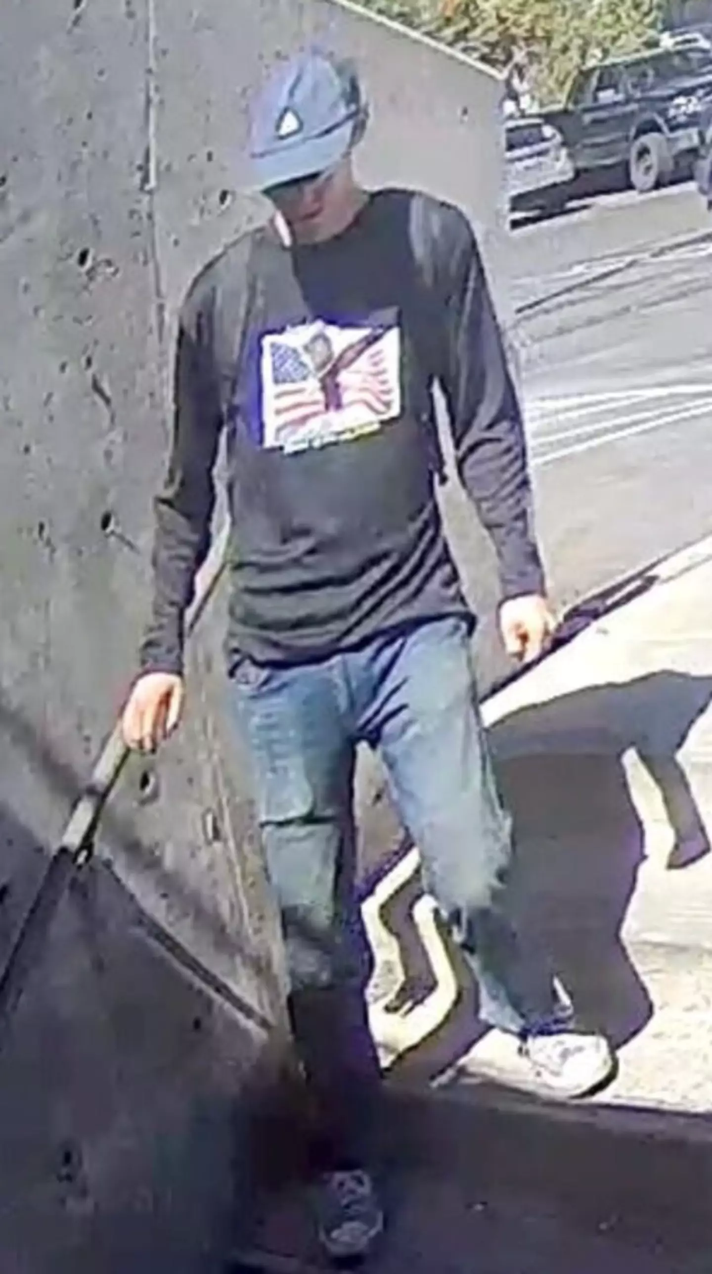 The FBI released several images of the suspected shooter (FBI)