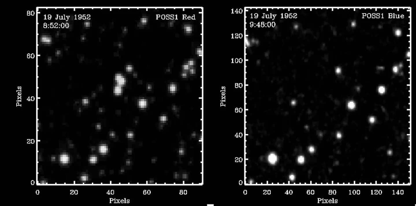 Scientists are still baffled. Palomar Observatory/Solano, et al