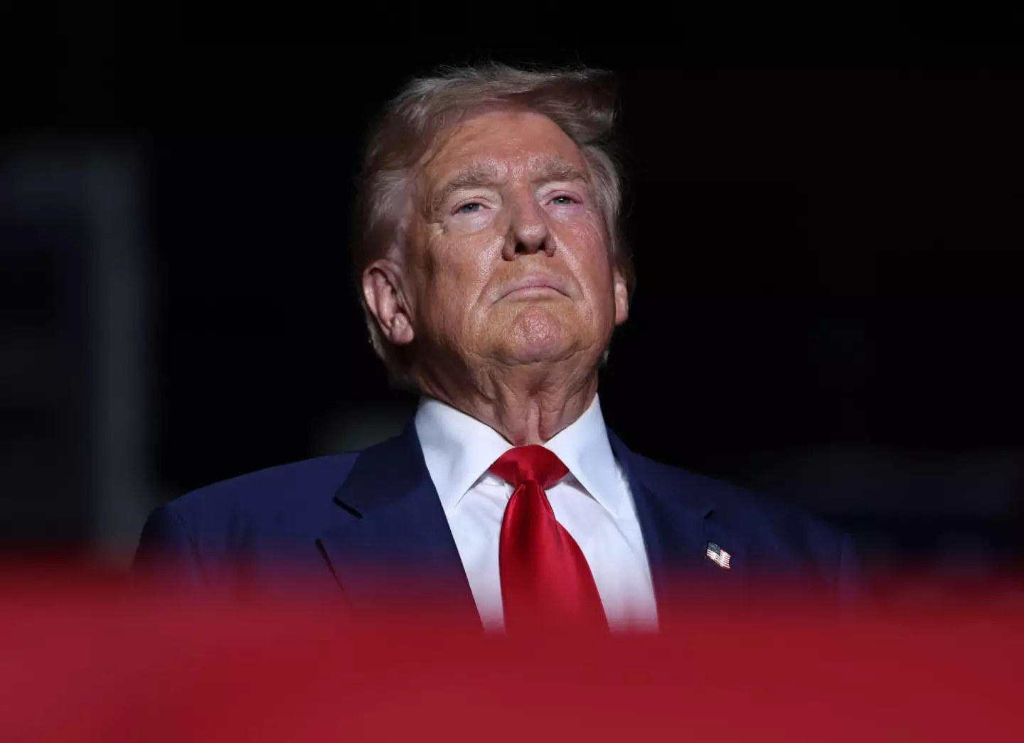 Donald Trump called George Cloone a 'fake actor' back in July (Justin Sullivan/Getty Images)