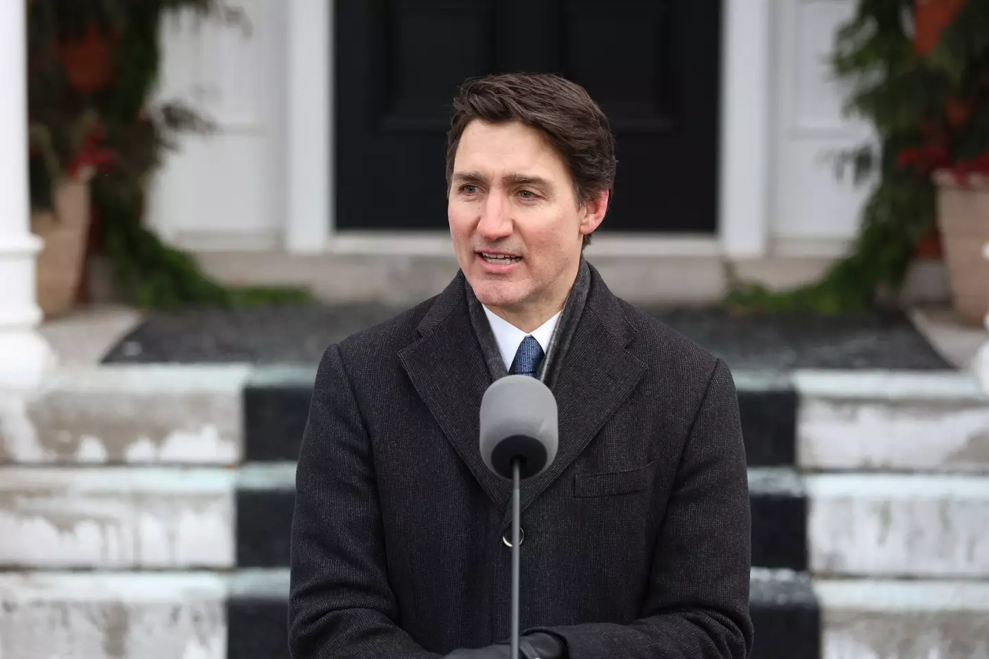 Canadian Prime Minister Justin Trudeau said that they're ready to respond to Trump's tariff changes (DAVE CHAN/AFP via Getty Images)
