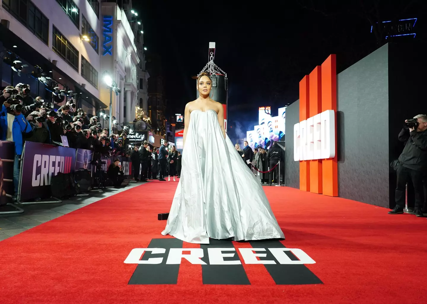 Tessa Thompson refused to say a very specific word in Creed III.