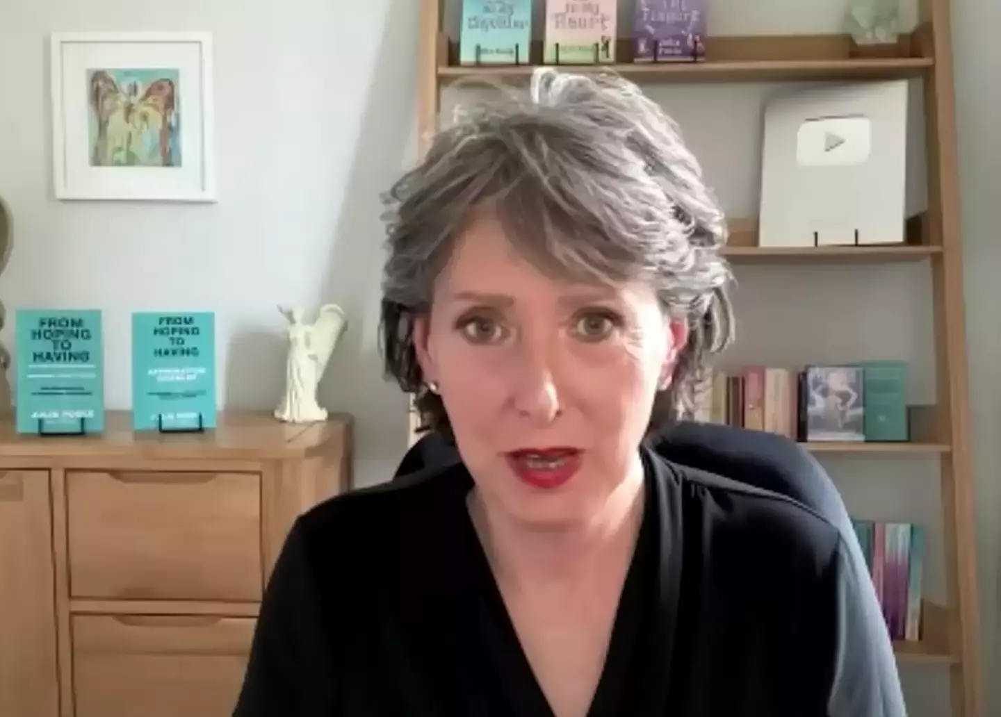 Julie Poole is a spiritual and personal empowerment coach and author. (YouTube/Life After Life NDE)