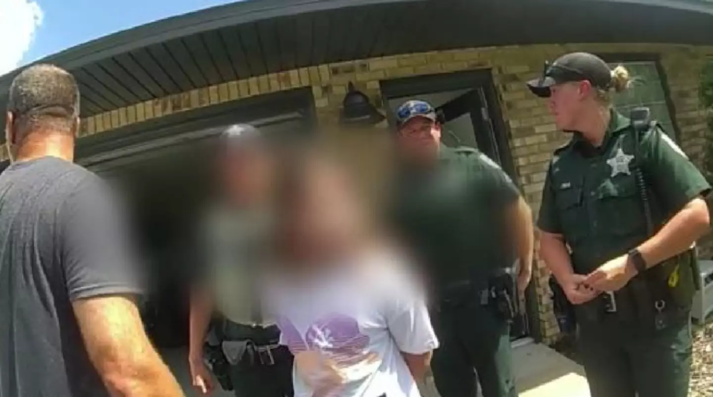 The girl's arrest was caught on police body camera.