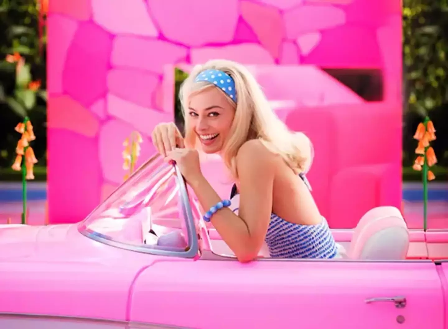 Margot Robbie as Barbie.