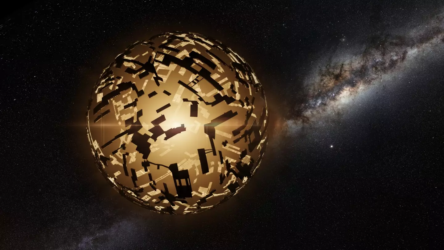 Dyson suggested there may be such thing as alien megastructures. (3D Illustration Getty Images/NASA)