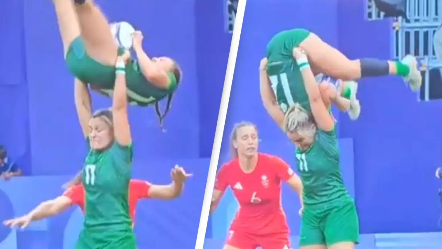 People in awe over 'insane' strength of Olympic rugby player labelling it 'the coolest sh*t' they have ever seen