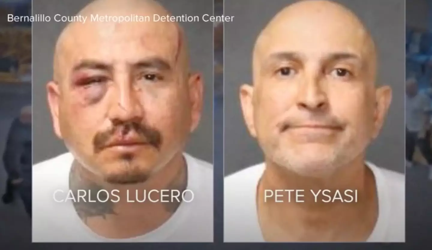 Carlos Lucero and Pete Ysasi were detained (ABC 7 Chicago/Bernalillo County Metropolitan Detention Center)