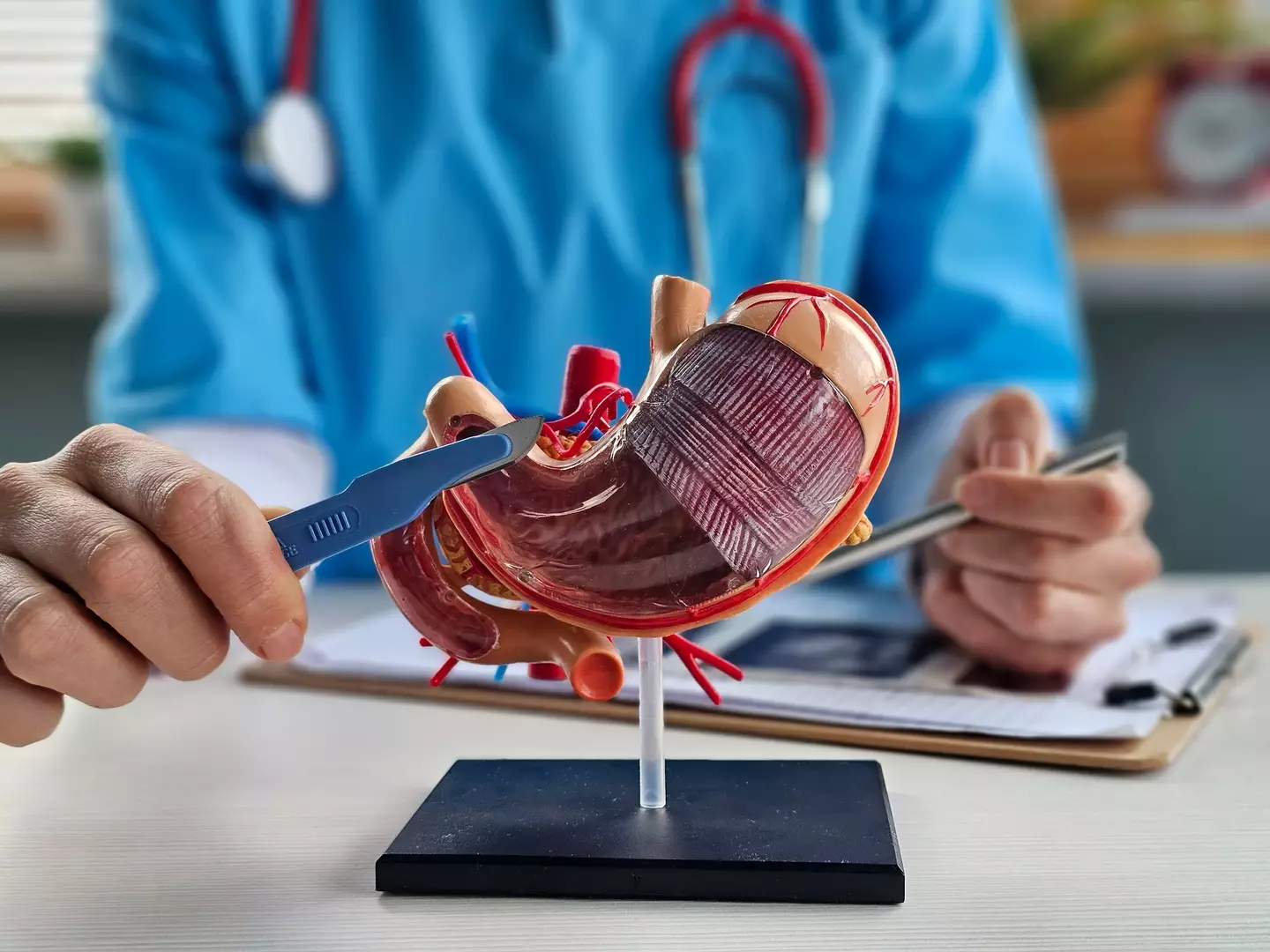 The surgery involves reducing the size of the stomach (Getty Stock Image)