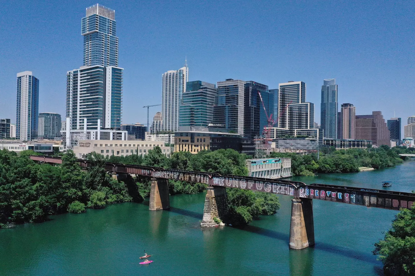 At least five men have been discovered in Lady Bird Lake.