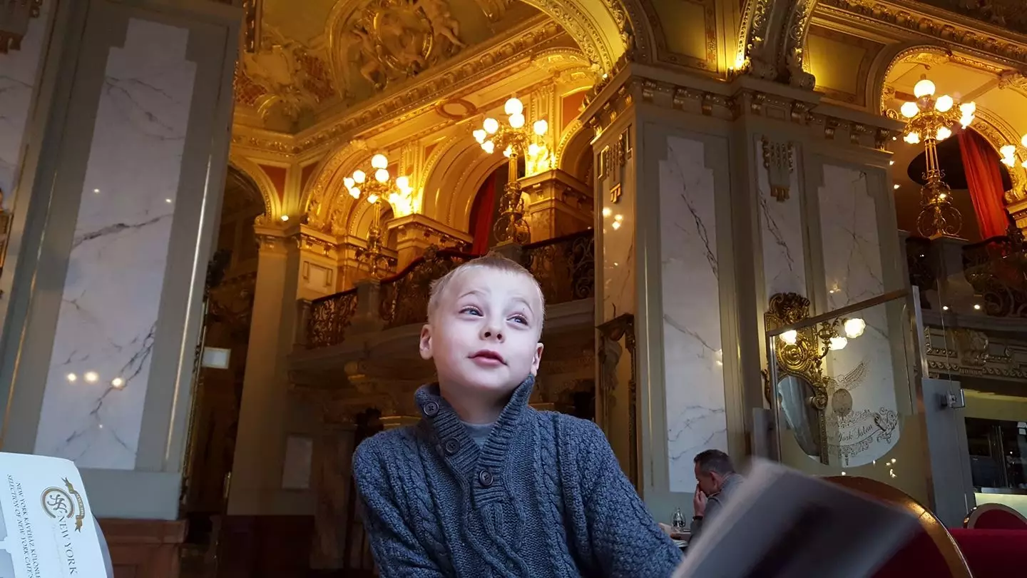 His teenage son, photographed here in 2016, also succumbed to his injuries from the stings (Facebook/Dan Owen)