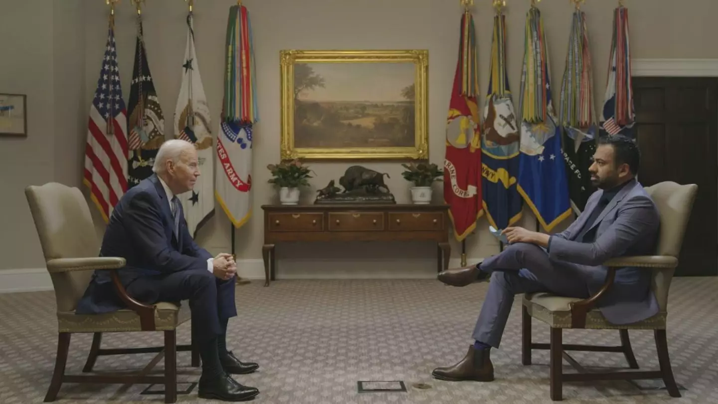 President Biden on The Daily Show.