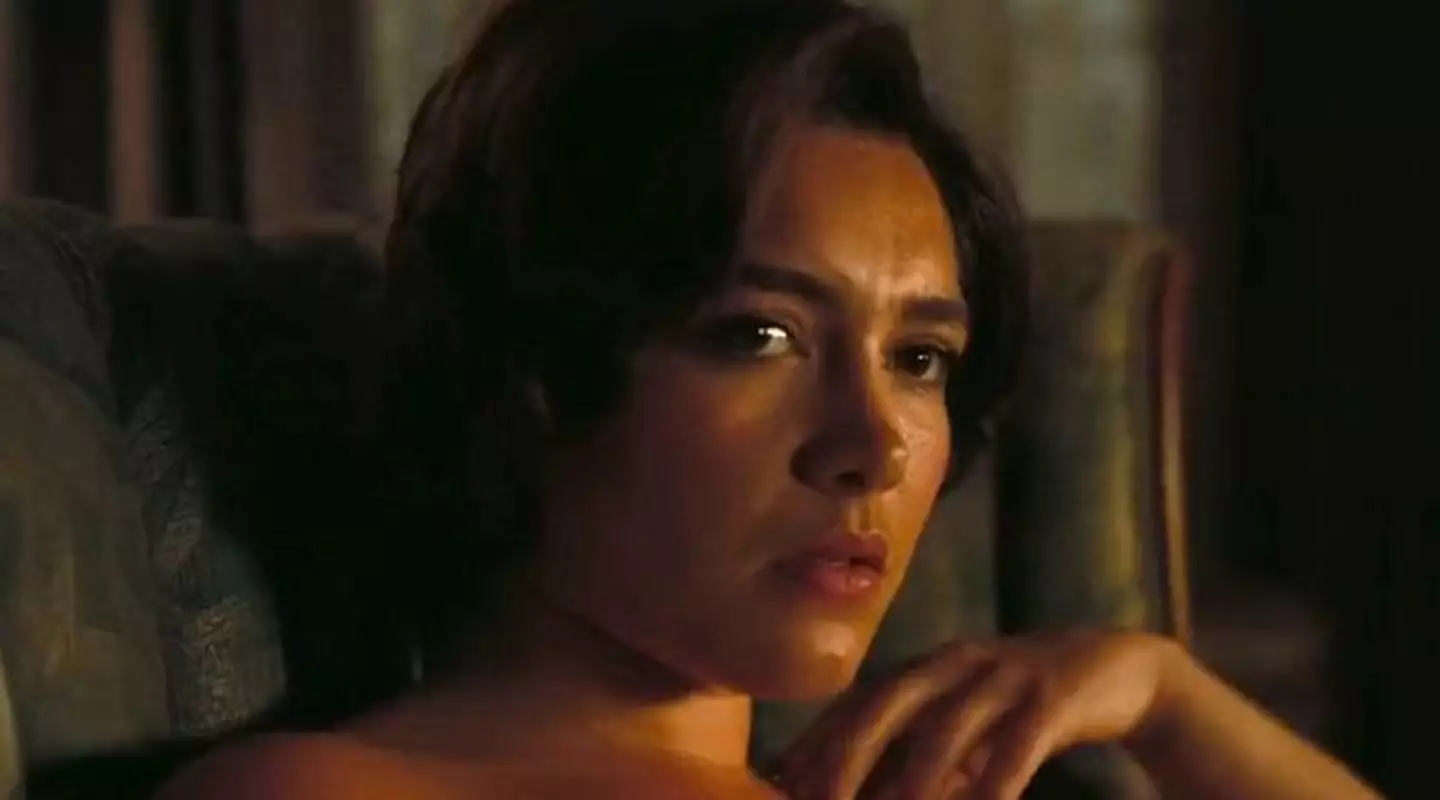 Florence Pugh in Oppenheimer.