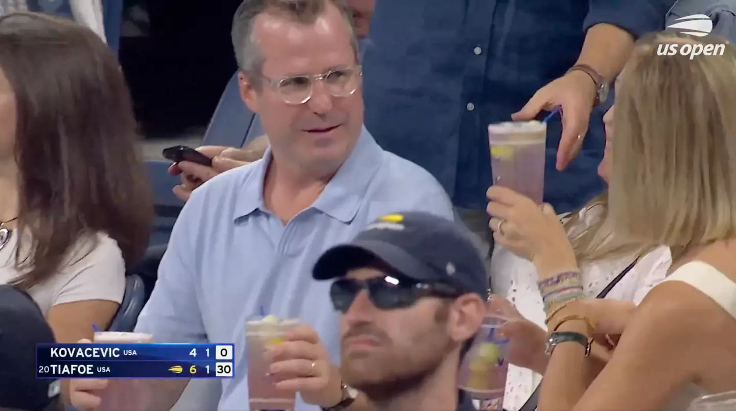 Shakespeare couldn't write this look of defeat. (Twitter/US Open)