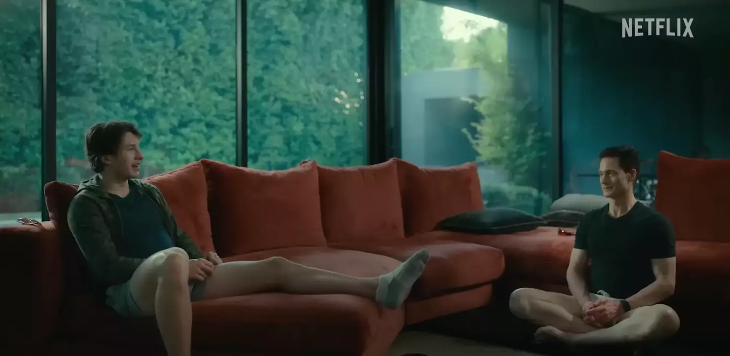 Bryan and his son Talmage (Netflix)