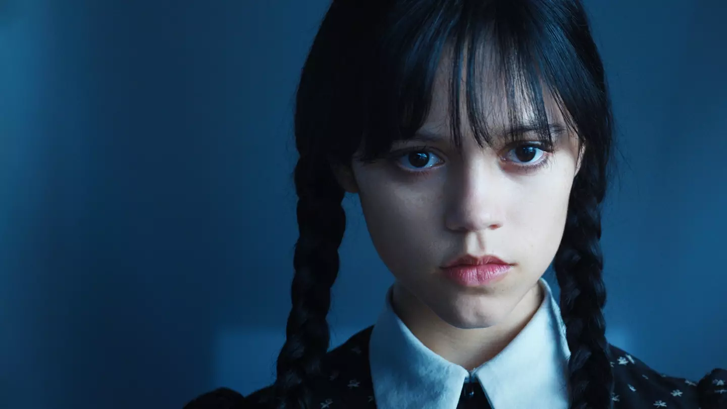 Jenna Ortega as Wednesday Addams in the popular Netflix series.