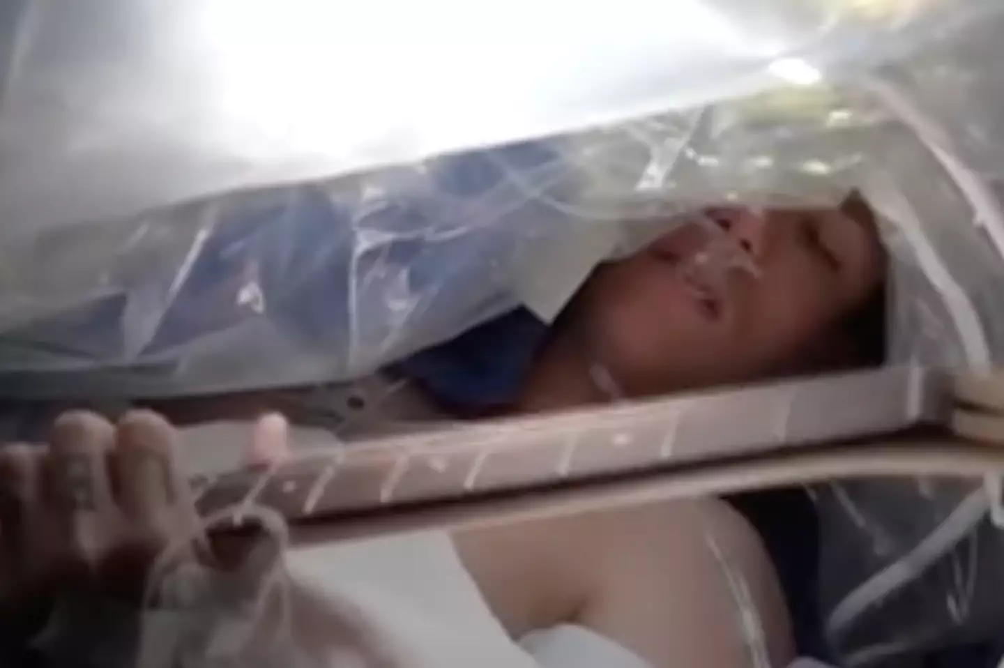 Christian played songs by the Deftones during his surgery.