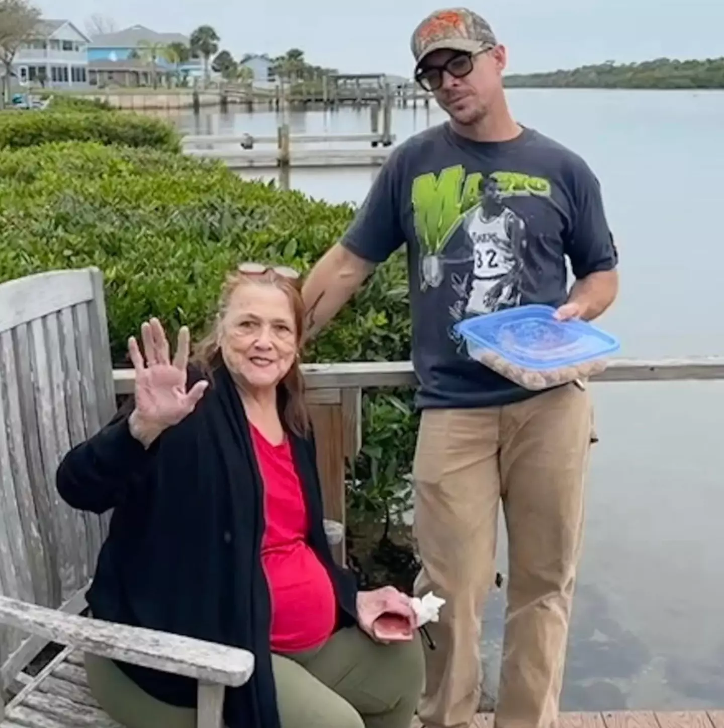 Diplo with his mom, Barbara.