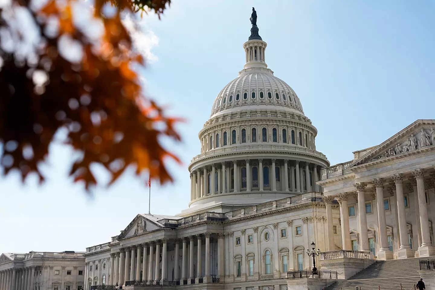 The US government has entered its second month of the federal shutdown (Aaron Schwartz/Bloomberg via Getty Images)