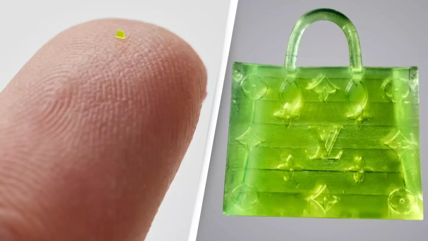 Microscopic 'designer' handbag that's smaller than grain of sand sells for over $63,000