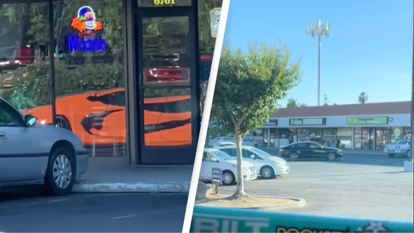 Man captures ‘glitch in the matrix’ in shop window that has people baffled
