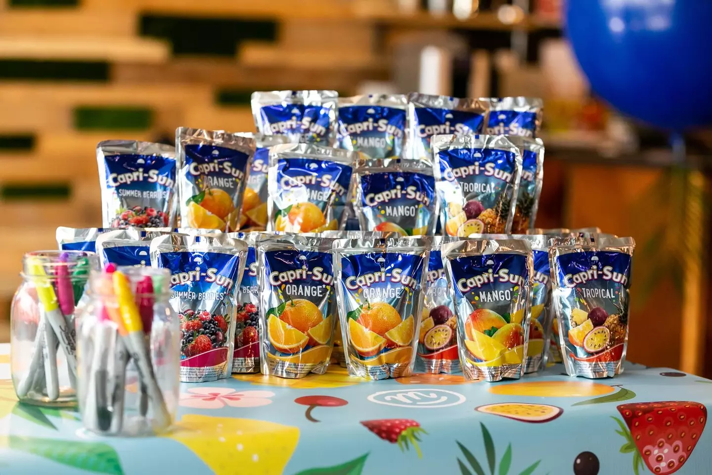 Capri Suni is a popular children's drink.