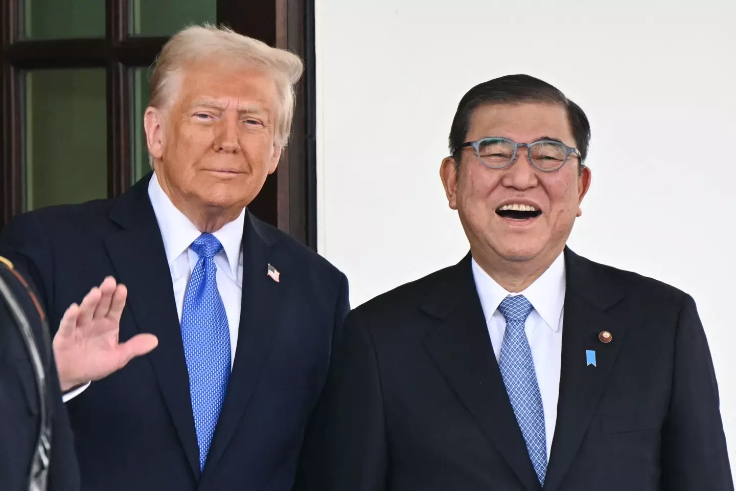 Japanese Prime Minister Shigeru Ishiba visited the White House yesterday (MANDEL NGAN/AFP via Getty Images)
