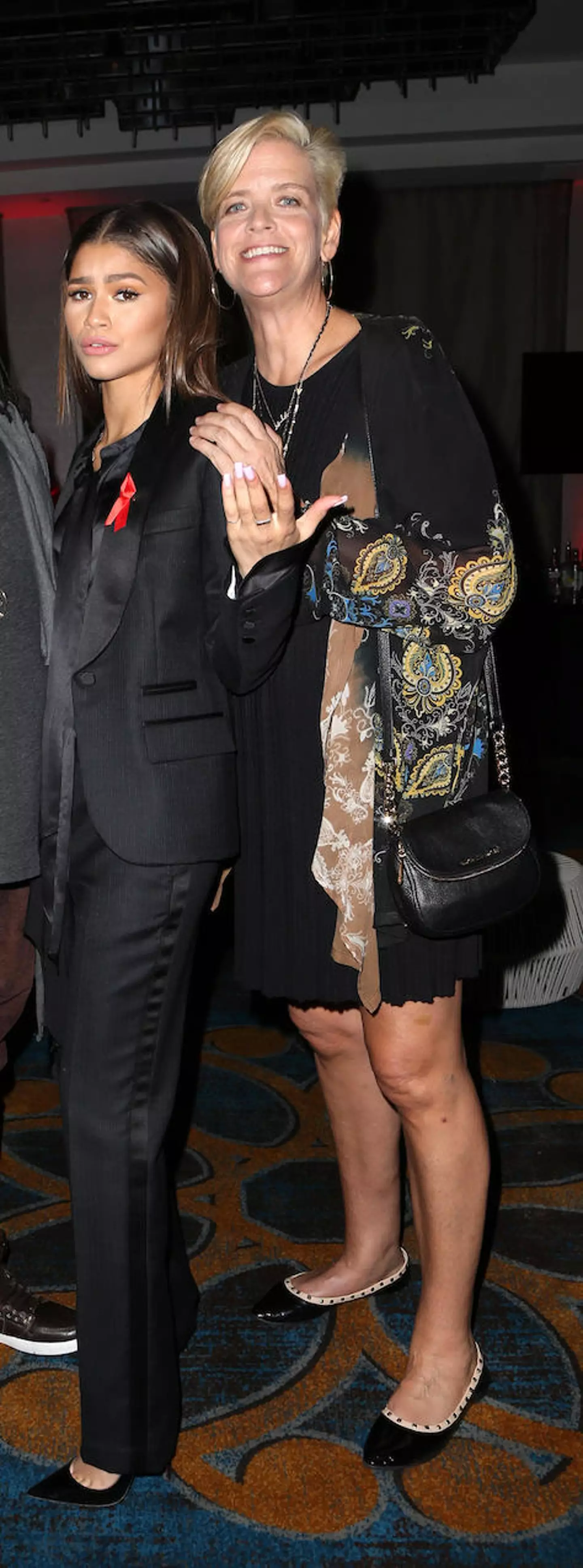 Zendaya with her mom.