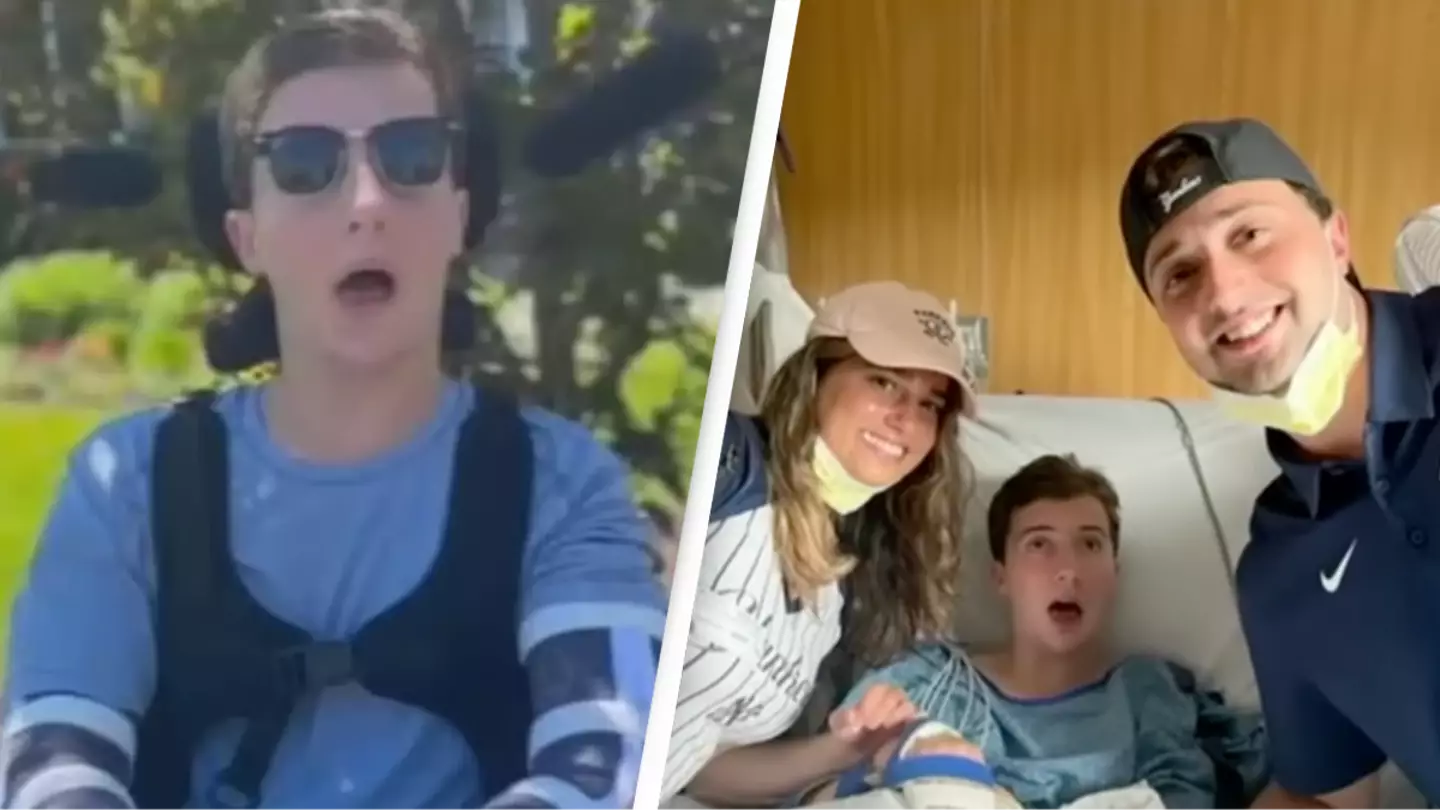 Family of freshman left permanently blind and unable to speak or walk speak out on dangers of hazing