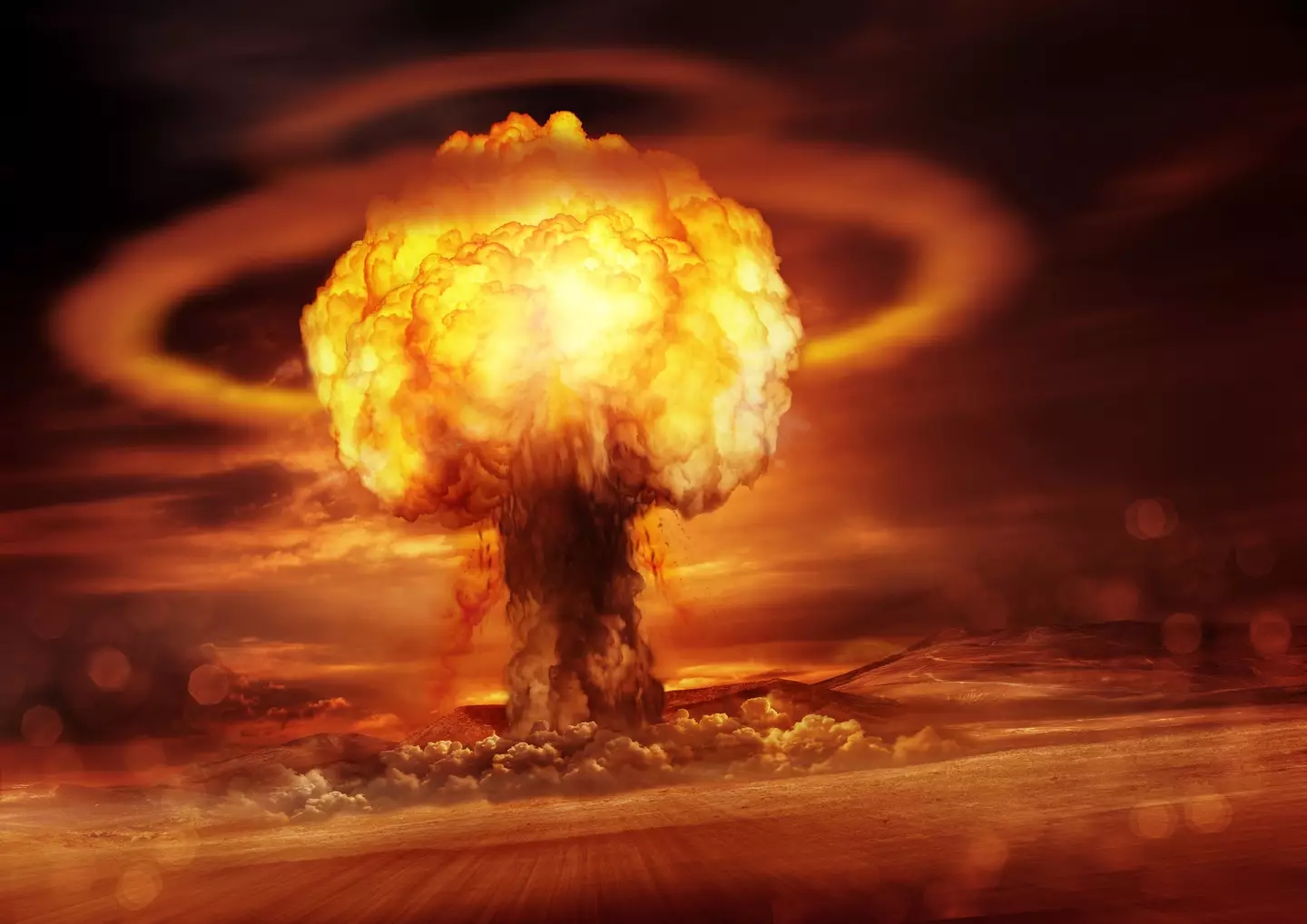 If you're standing this close to the blast, it's lights out (Getty Stock Image)