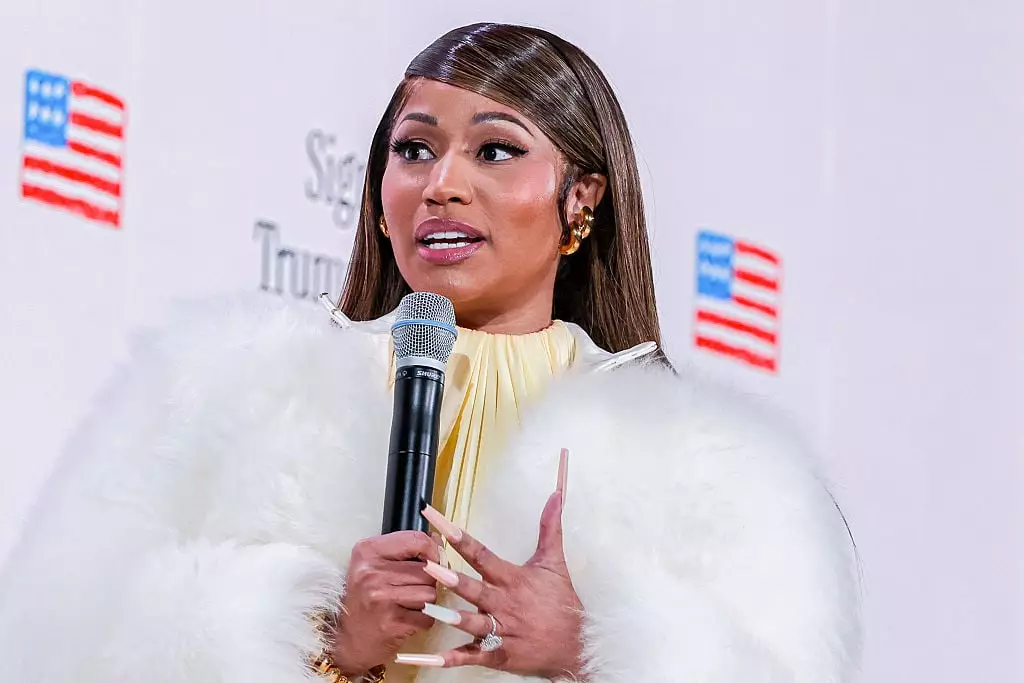 The rapper is going through the process of becoming a US citizen (Valerie Plesch/Bloomberg via Getty Images)