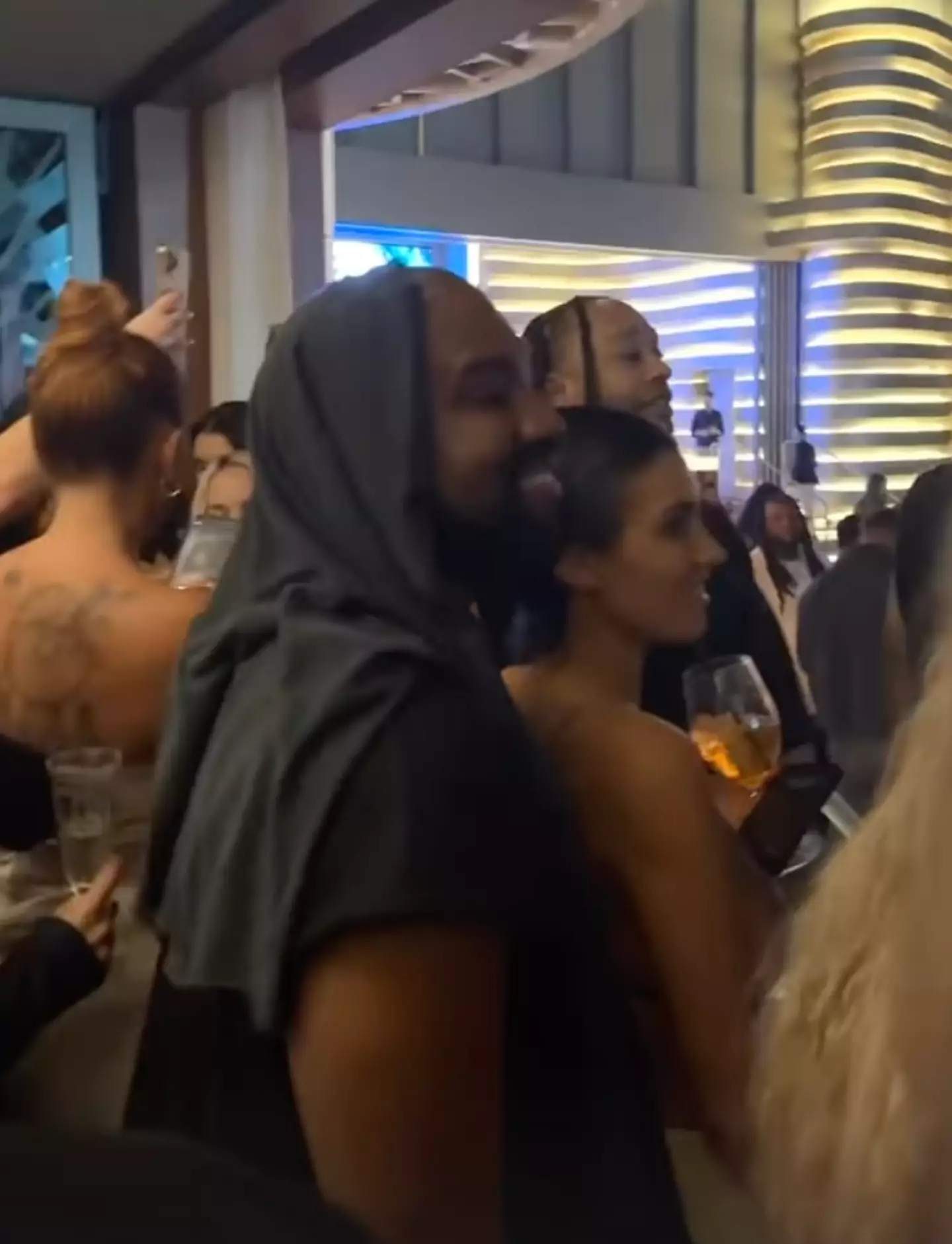 Bianca Censori and Kanye West were seen partying together in Dubai.
