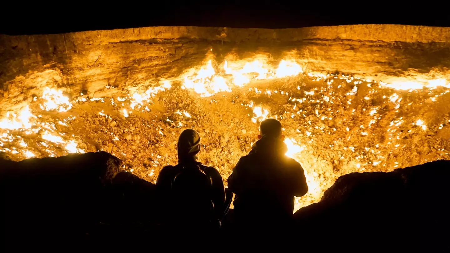 The site has become a popular tourist spot and has been burning for over 50 years.
