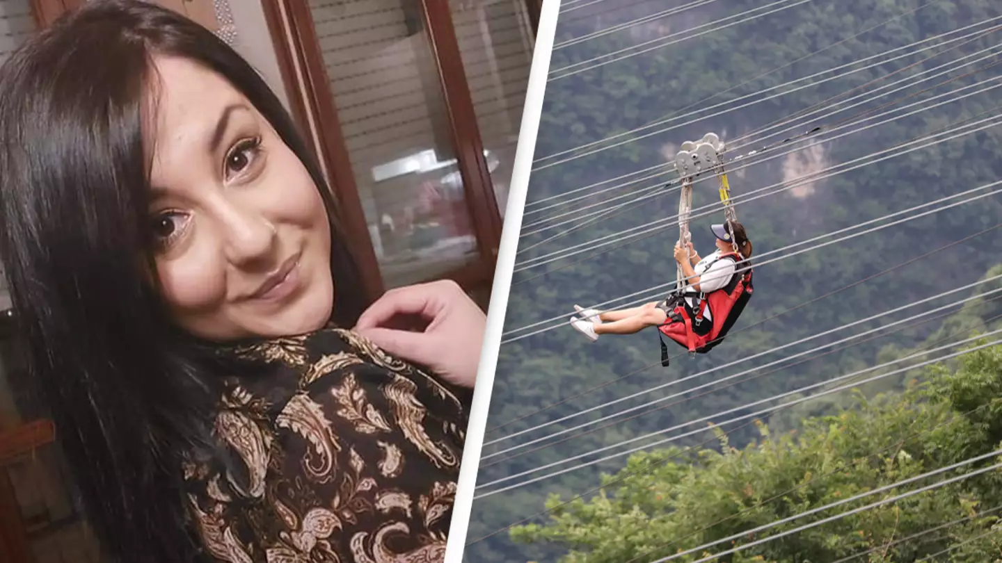Woman falls 60ft to her death after slipping out of zipline safety harness