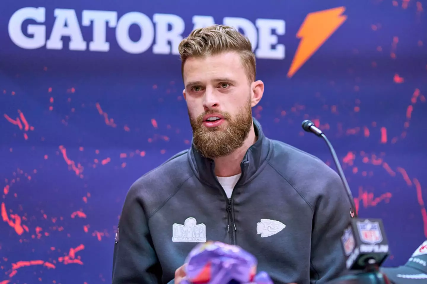 Butker's comments have been condemned by the NFL. (Robin Alam/ISI Photos/Getty Images)