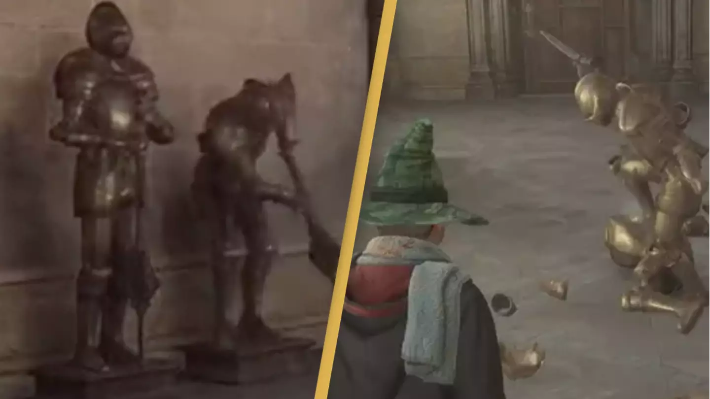 Hogwarts Legacy player uses disillusionment spell to discover hilariously disturbing secret