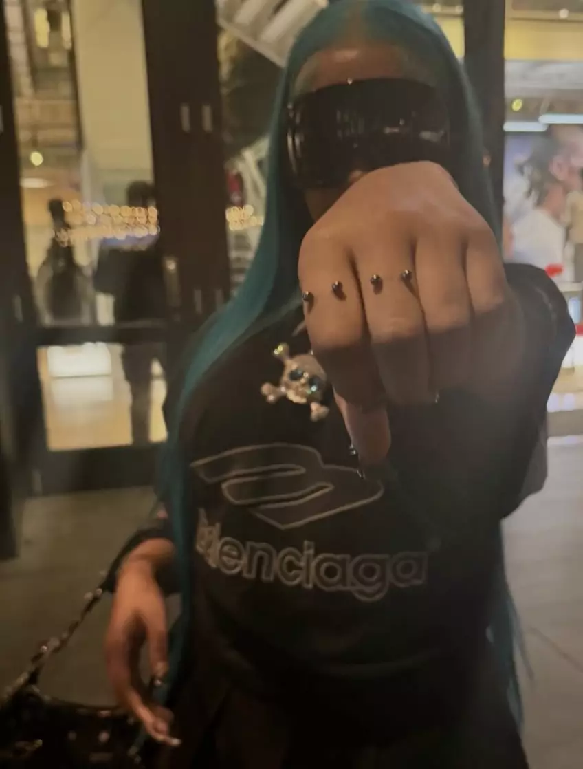 Fans were divided on North's hand piercing look (Instagram/northwest)