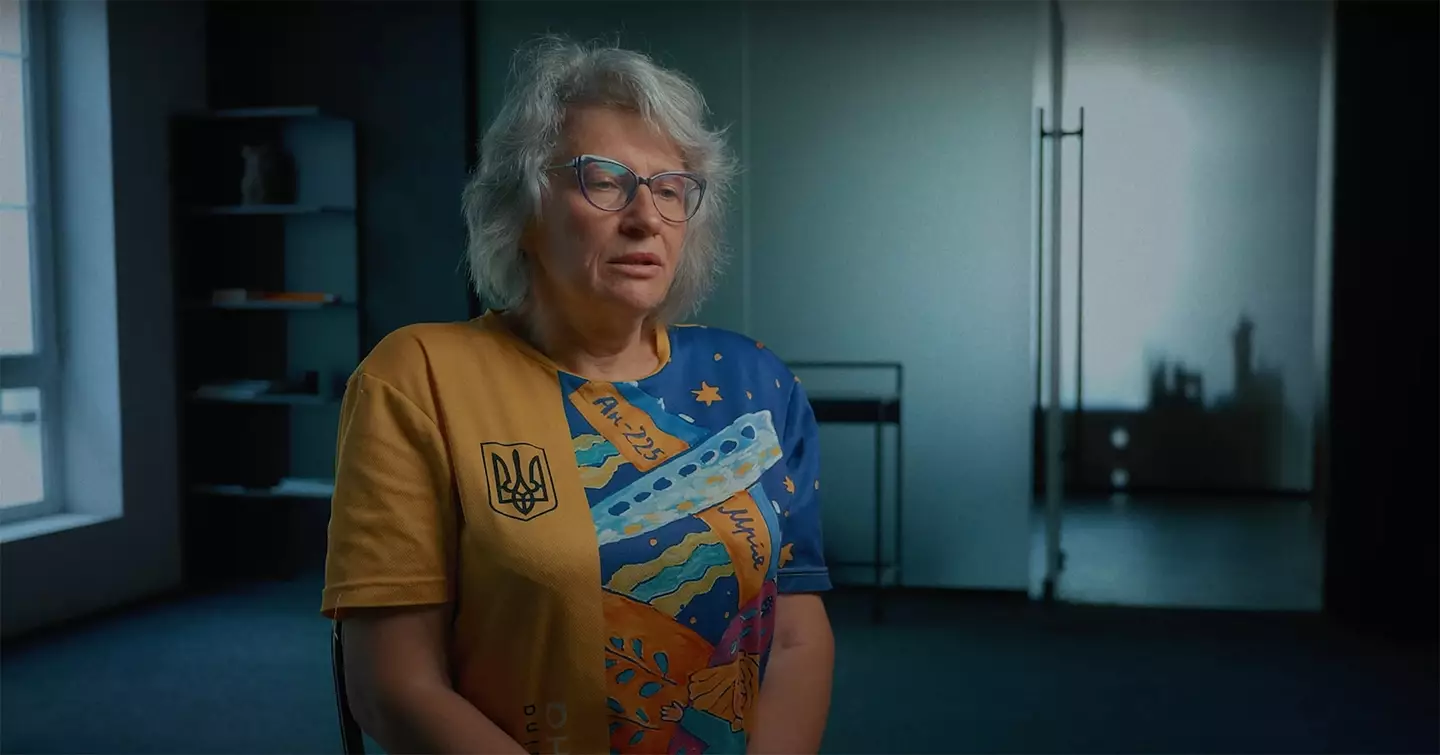 Milana Kompaniiets said her son barely responds to her now (East2West)