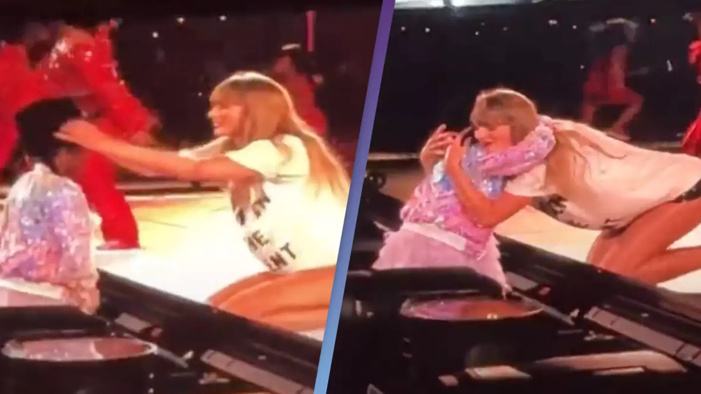 Taylor Swift gifts Kobe Bryant’s daughter Bianka her '22' hat at Eras Tour in special moment