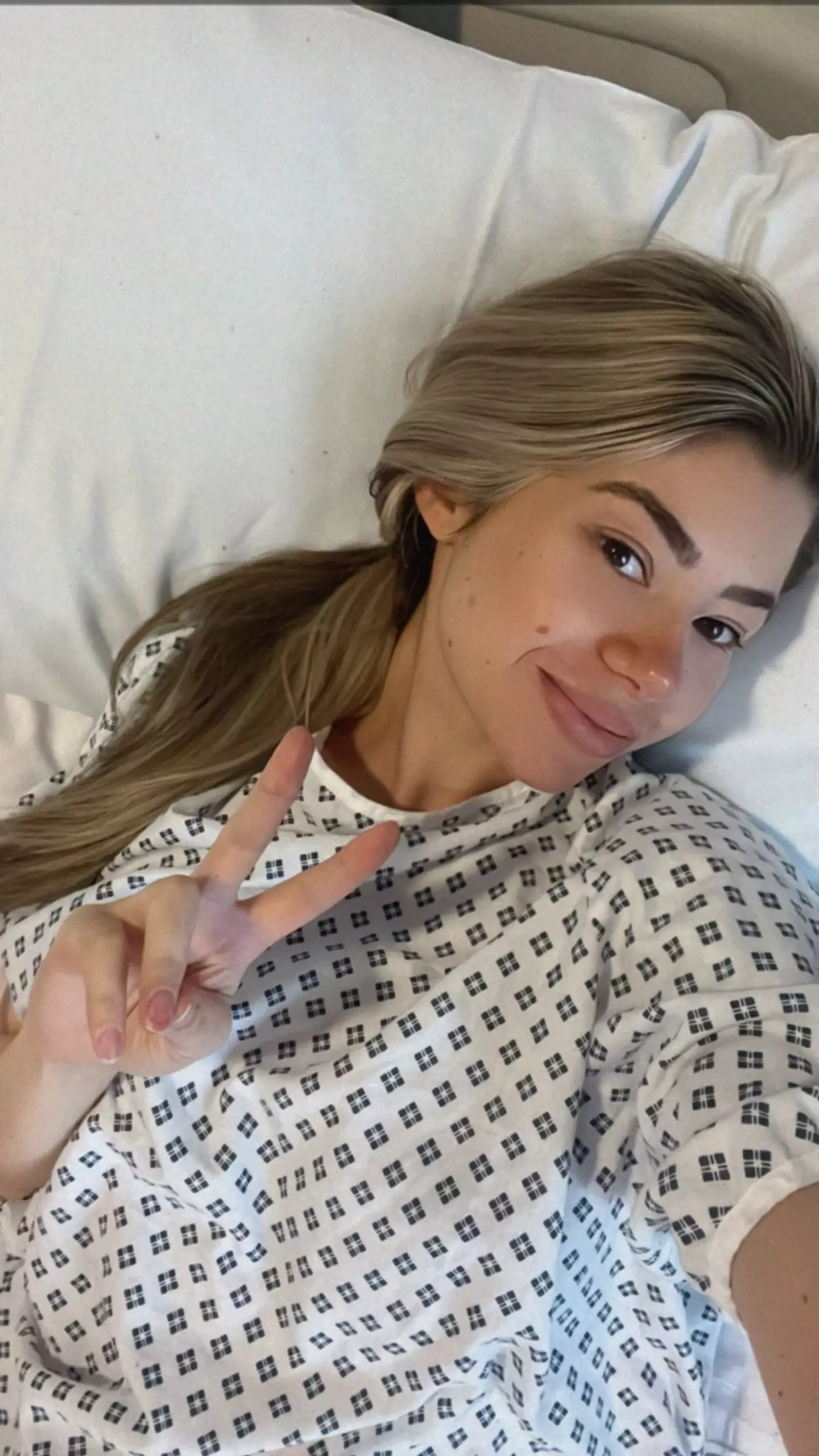 She was rushed into surgery in May (