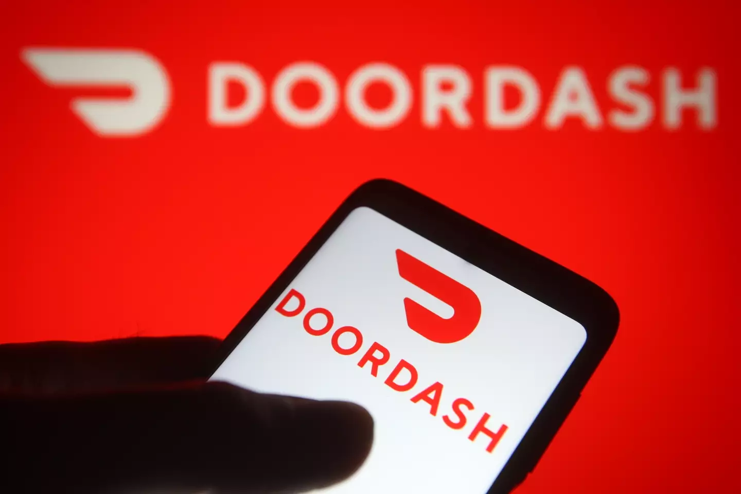 The DoorDash driver was reportedly penalized. (Pavlo Gonchar/SOPA Images/LightRocket via Getty Images)