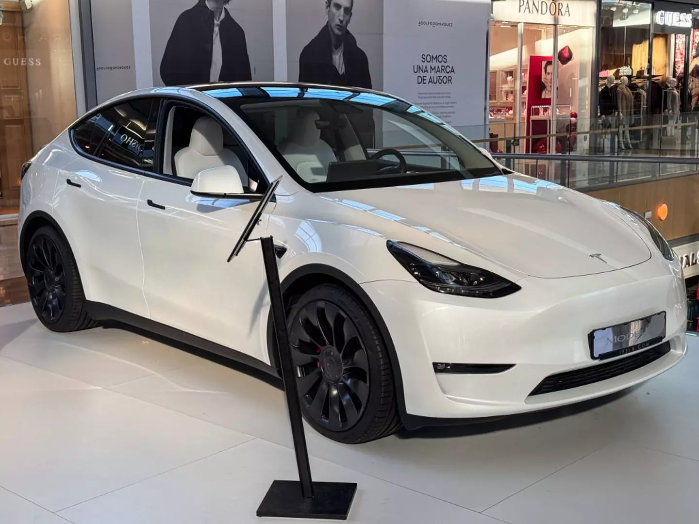 The man had problems with his Model Y vehicle within 24 hours of buying it (Nano Calvo/VW Pics/Universal Images Group via Getty Images)