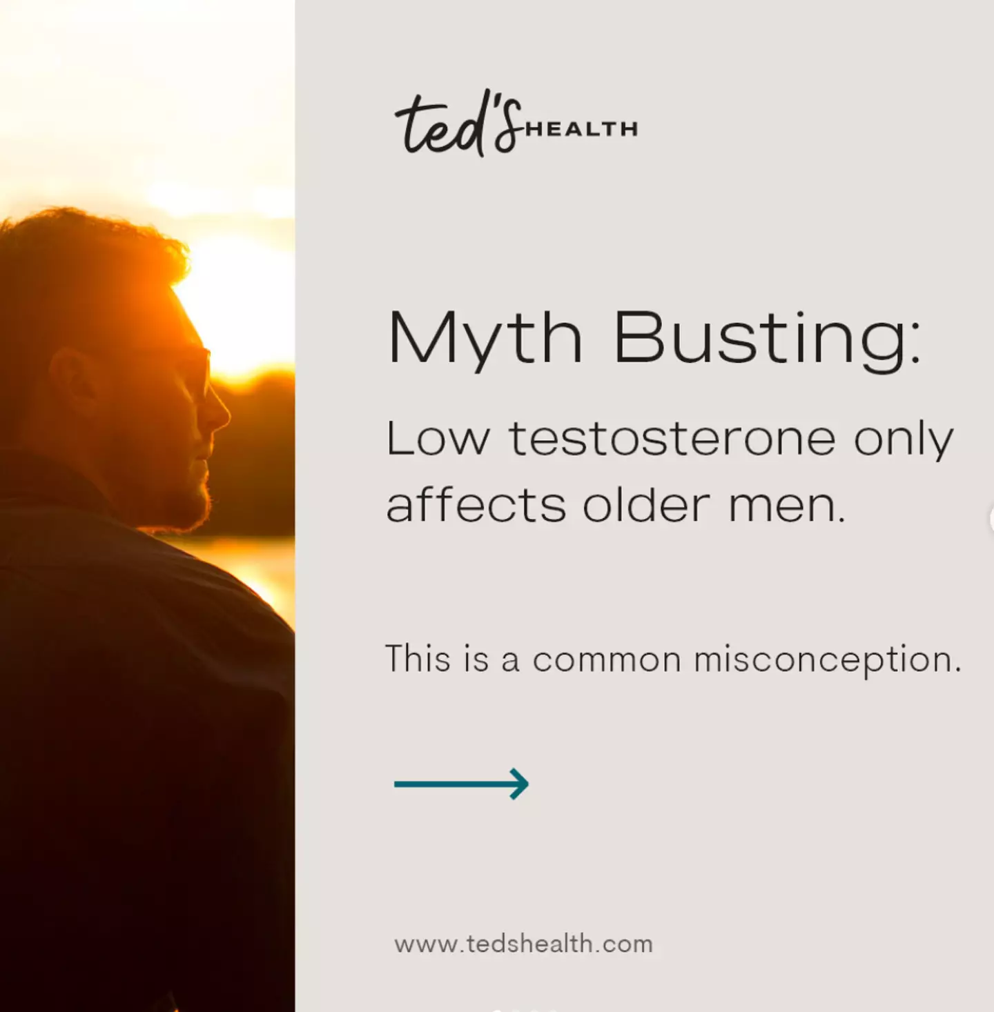 Testosterone deficiency doesn't just affect older men.