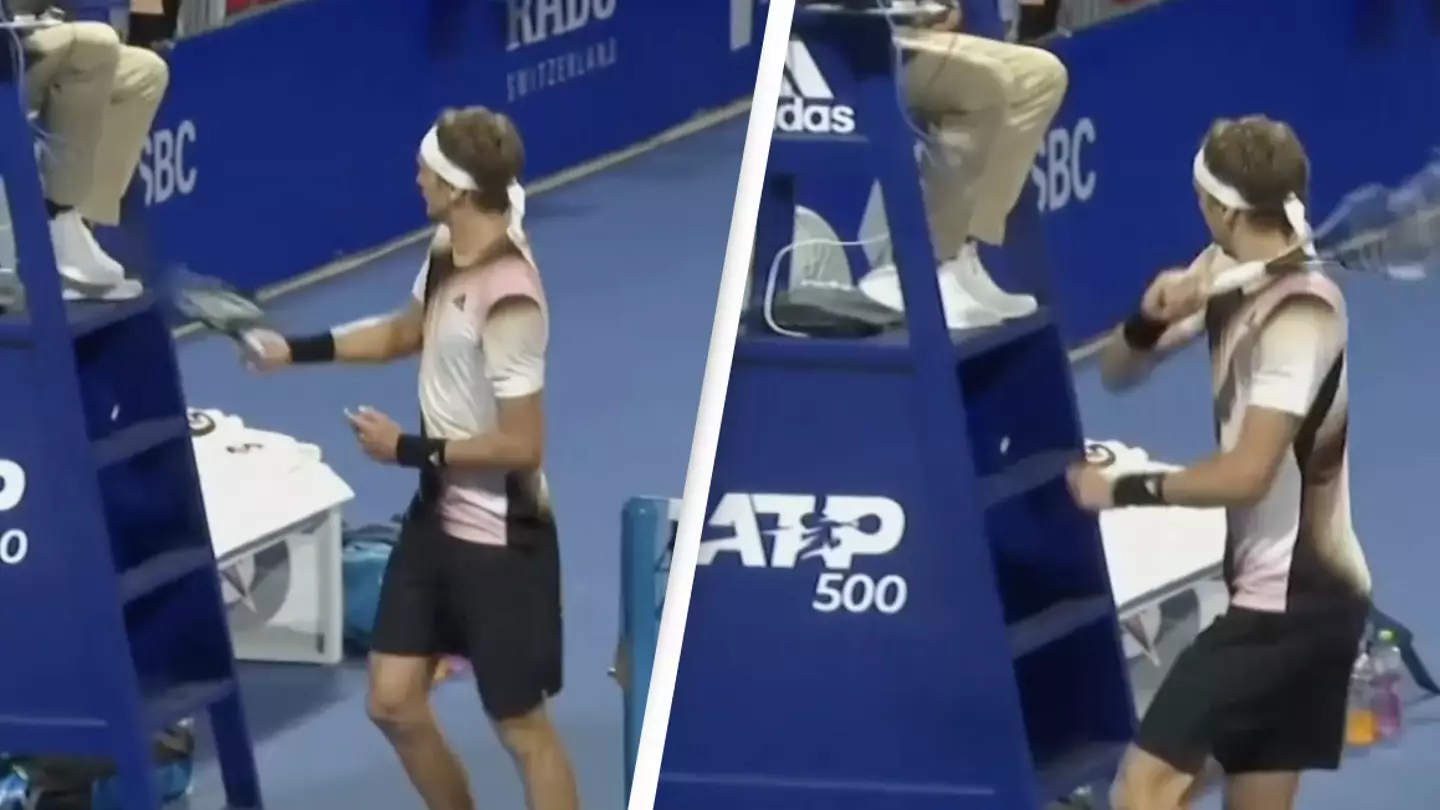 Tennis Player Given Suspended Ban After Continually Attacking Umpire's Chair During Mexican Open