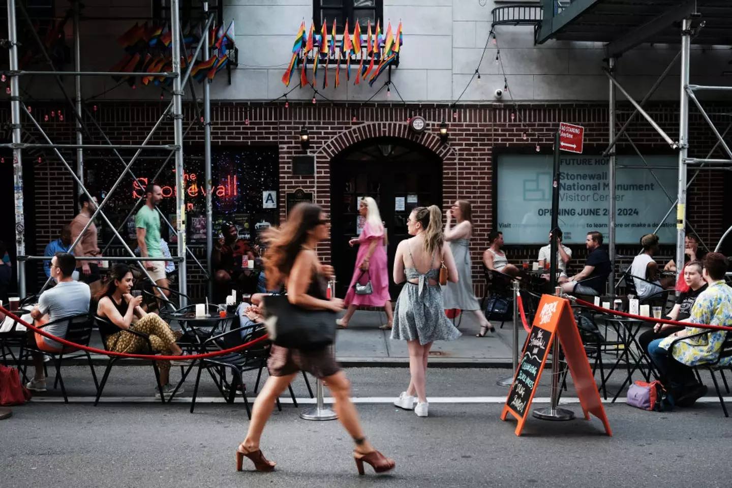 The Stonewall Inn is the site where riots began in 1969 (Spencer Platt/Getty Images)