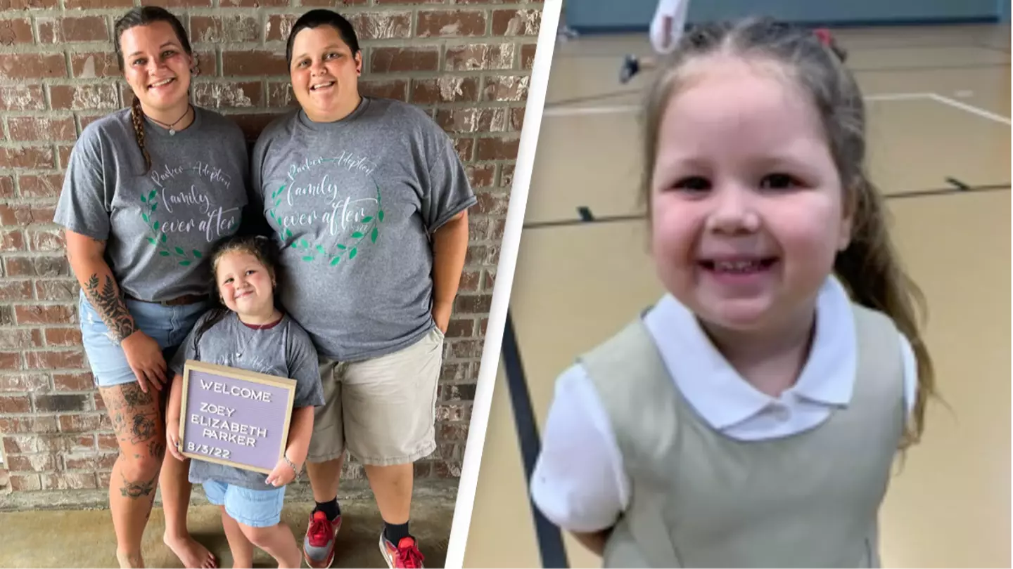 Parents claim their daughter was kicked out of school because they're gay