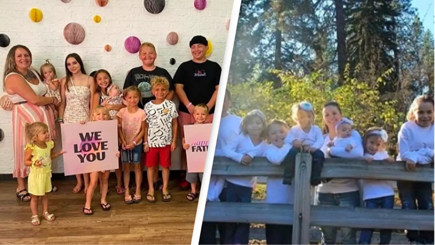 Couple with 18 children say they're judged for having such a big family