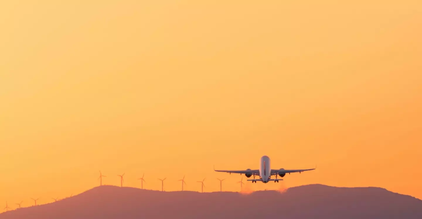 The plane in the video was travelling at 545mph. (Getty Stock Images/Daniel Garrido)
