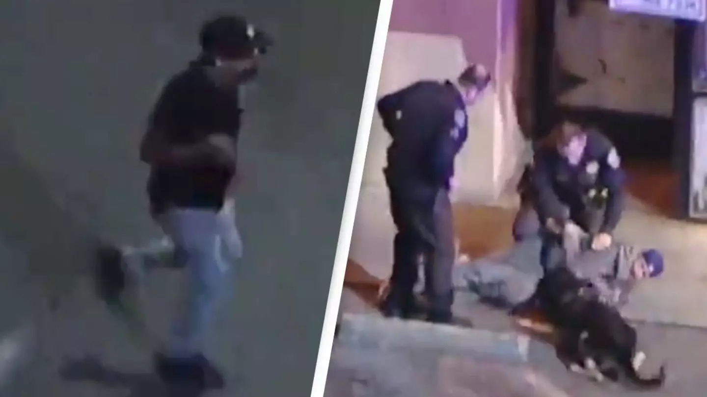 Live feed of police chasing suspect leaves people very concerned