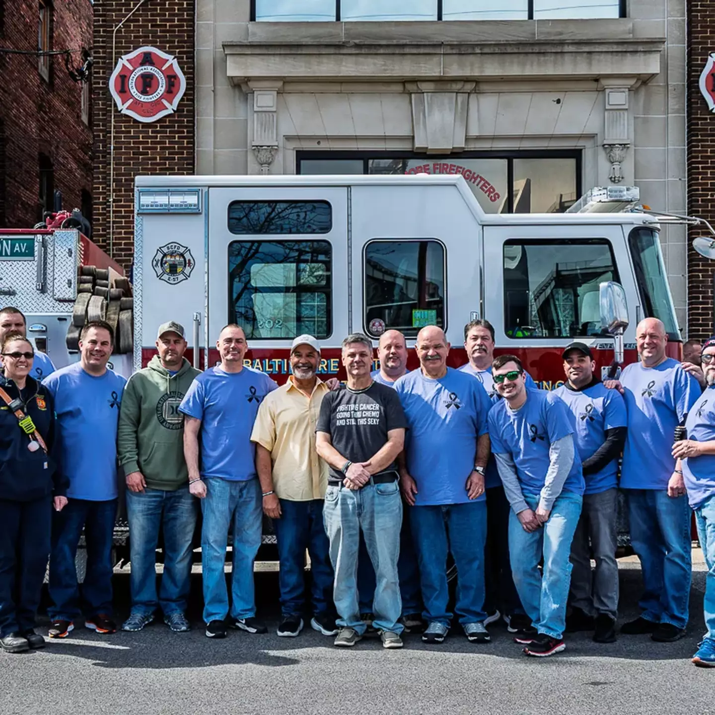 He wants to see more routine testing carried out for firefighters (GoFundMe)