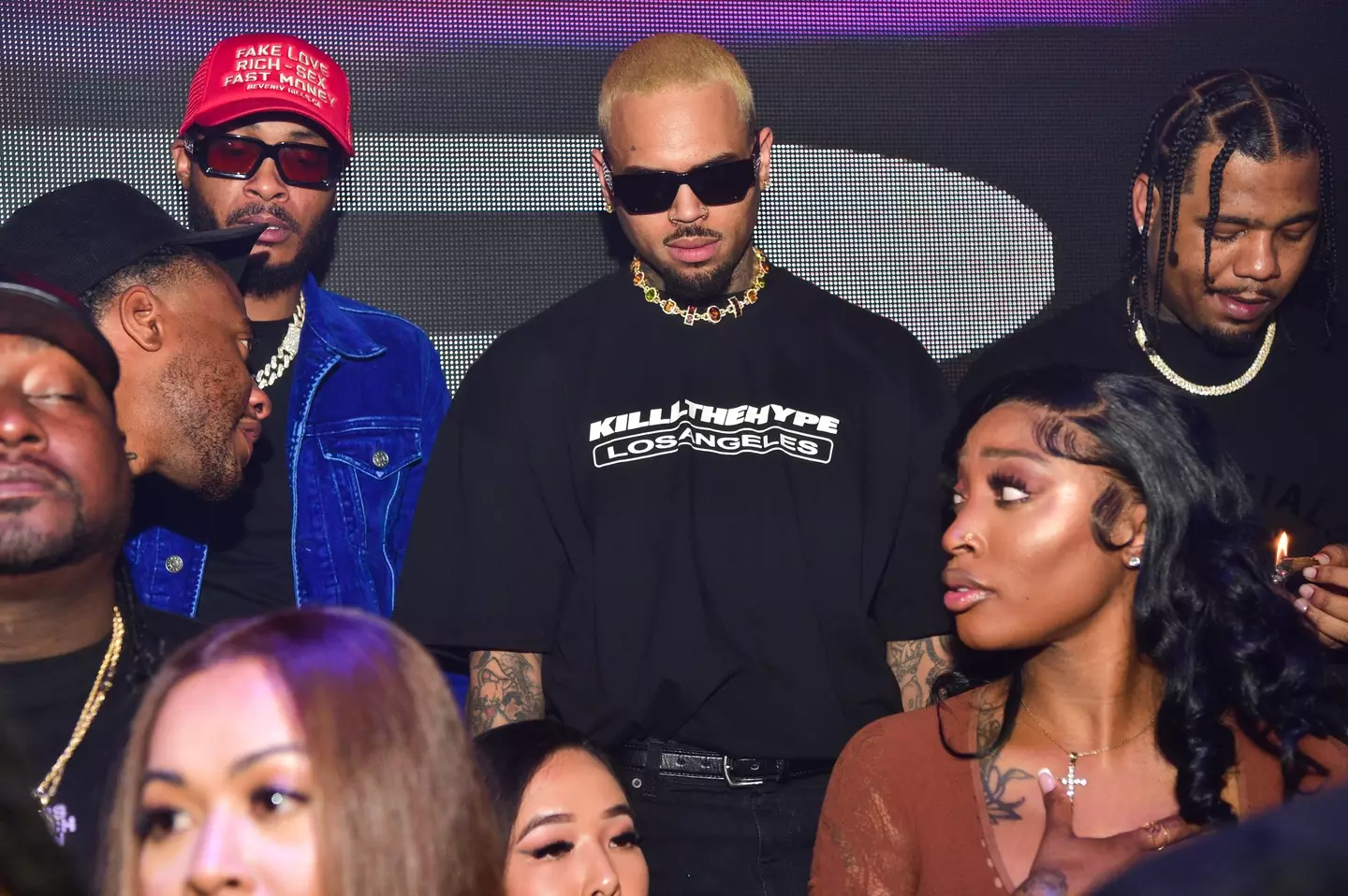 The plaintiff claims Chris Brown 'beat' them in a nightclub in London.